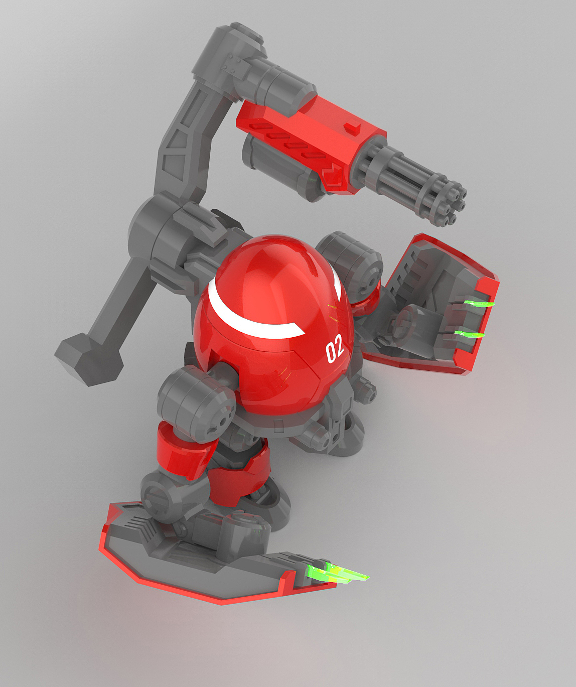 练习016 :合金蛋头 推进型