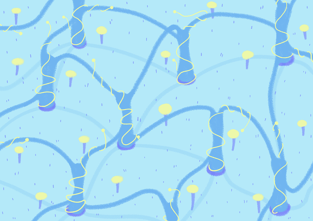 插画— 一朵云的呢喃（图ZMzA2NTcyNTE2） - 艺术插画 - 站酷设计师今天也想学画画呀原创素材 - 站酷ZCOOL