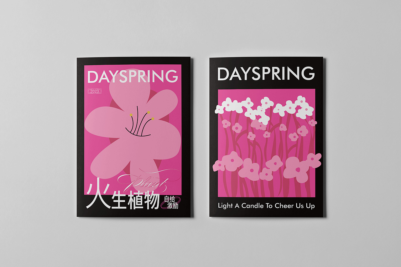 宣传折页 | 粉黑视觉艺术类折页 | 简约高级排版设计（图ZMzQwNjgxMjY0） - 宣传物料 - 站酷设计师is_vvya原创素材 - 站酷ZCOOL