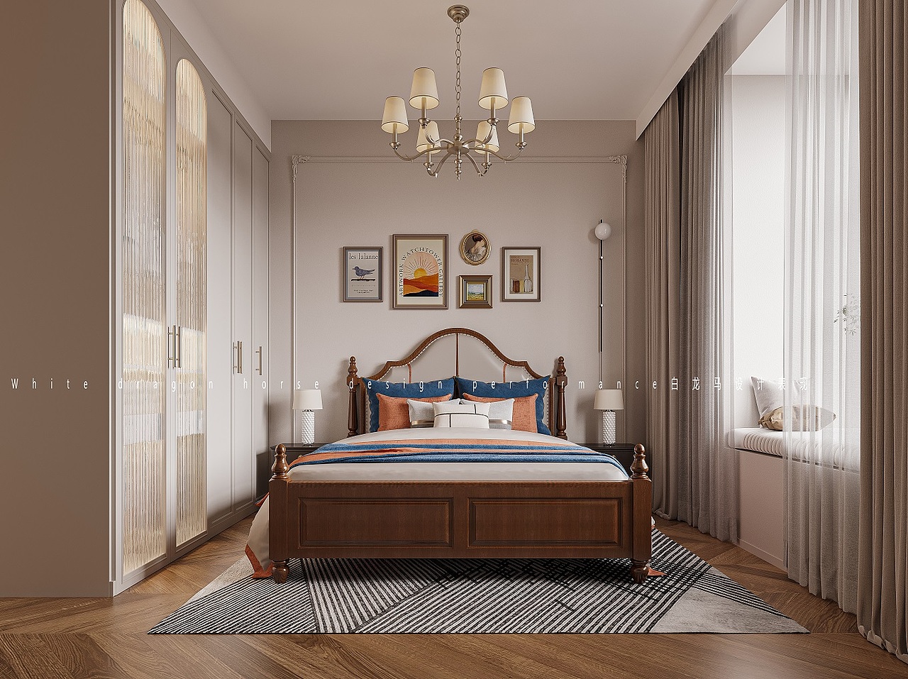 法式客餐厅—白龙马效果图