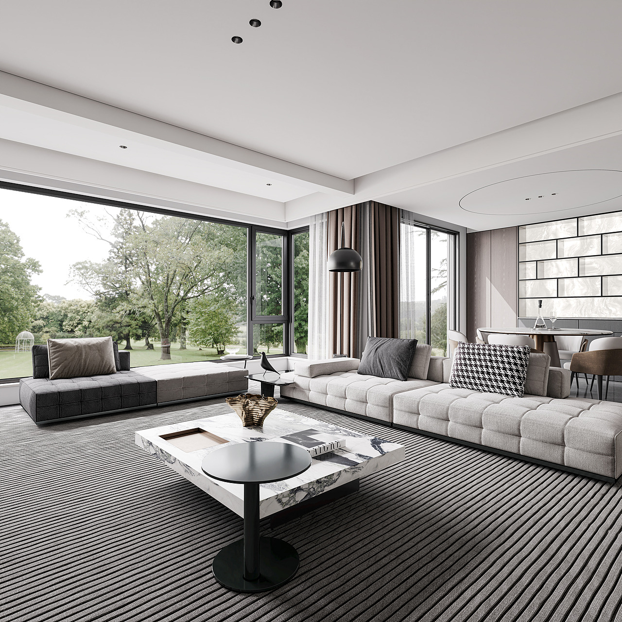 新作|现代 极简 客厅 卧室