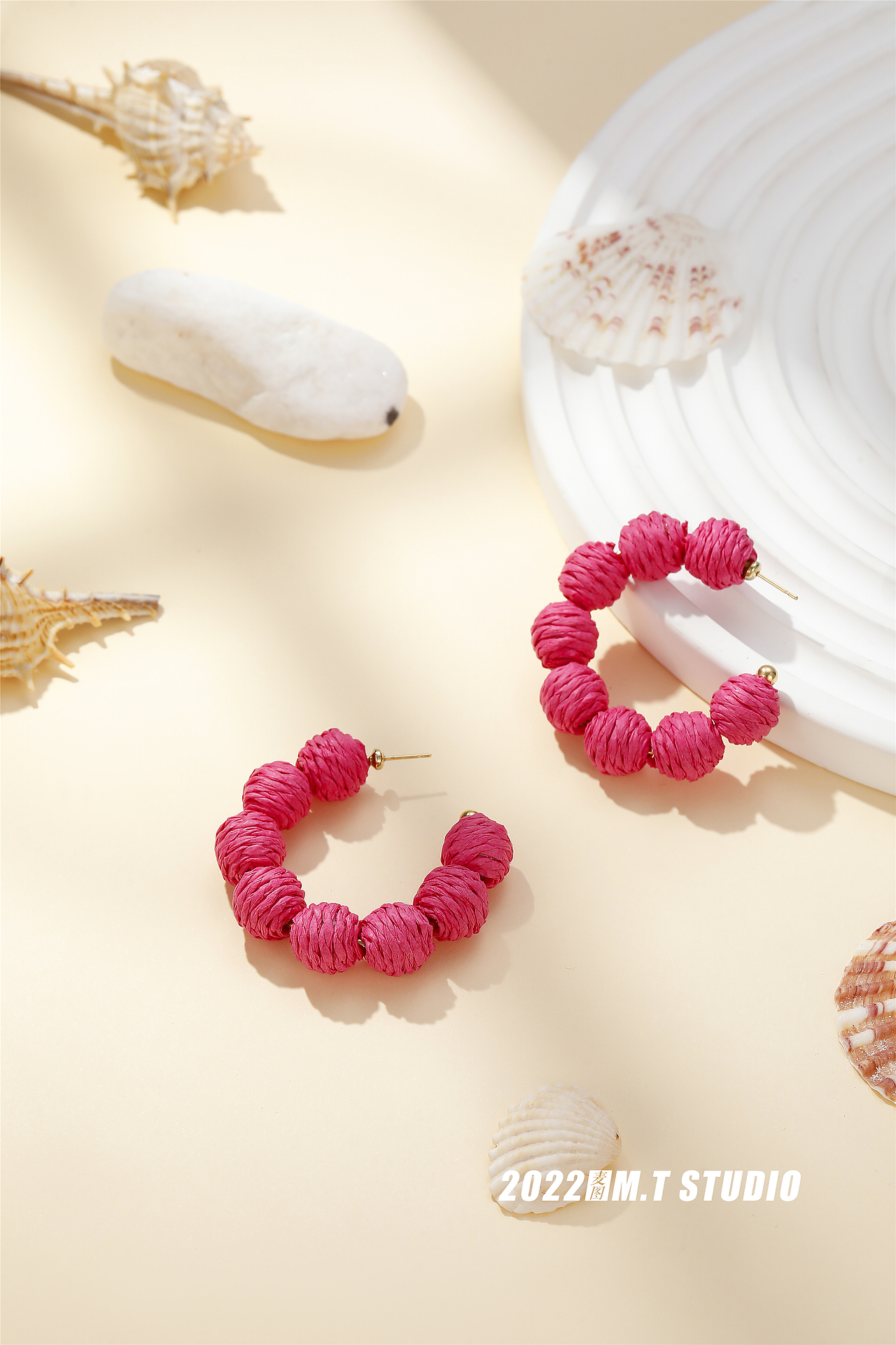 亚马逊饰品耳钉戒指项链手链杂乱合集静物图模特图