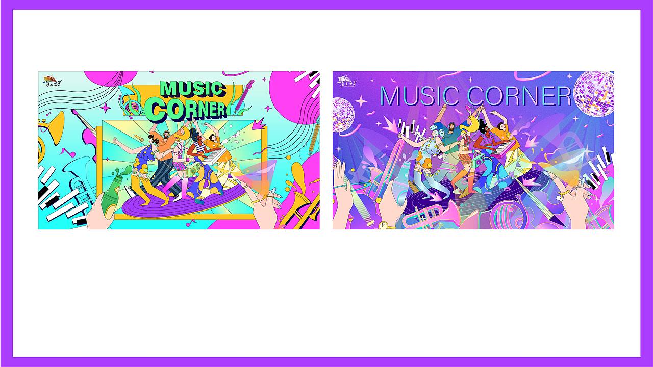 深圳海上世界-周末音樂(lè)會(huì)KV（圖ZMjk5OTMwMDM2） - 商業(yè)插畫 - 站酷設(shè)計(jì)師Aurorabellisima原創(chuàng)素材 - 站酷ZCOOL