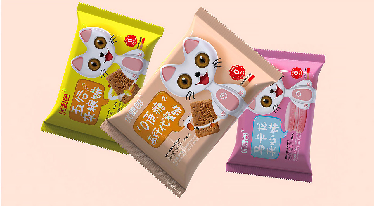 饼干包装设计 包装设计 食品包装设计 品牌卡通设计