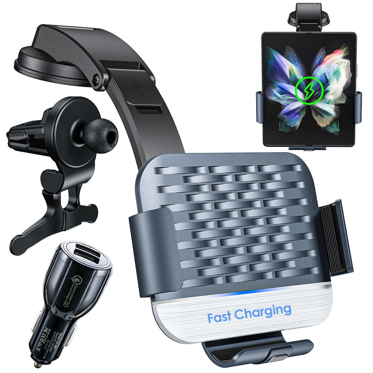 三星Z FLIP手机车载无线充