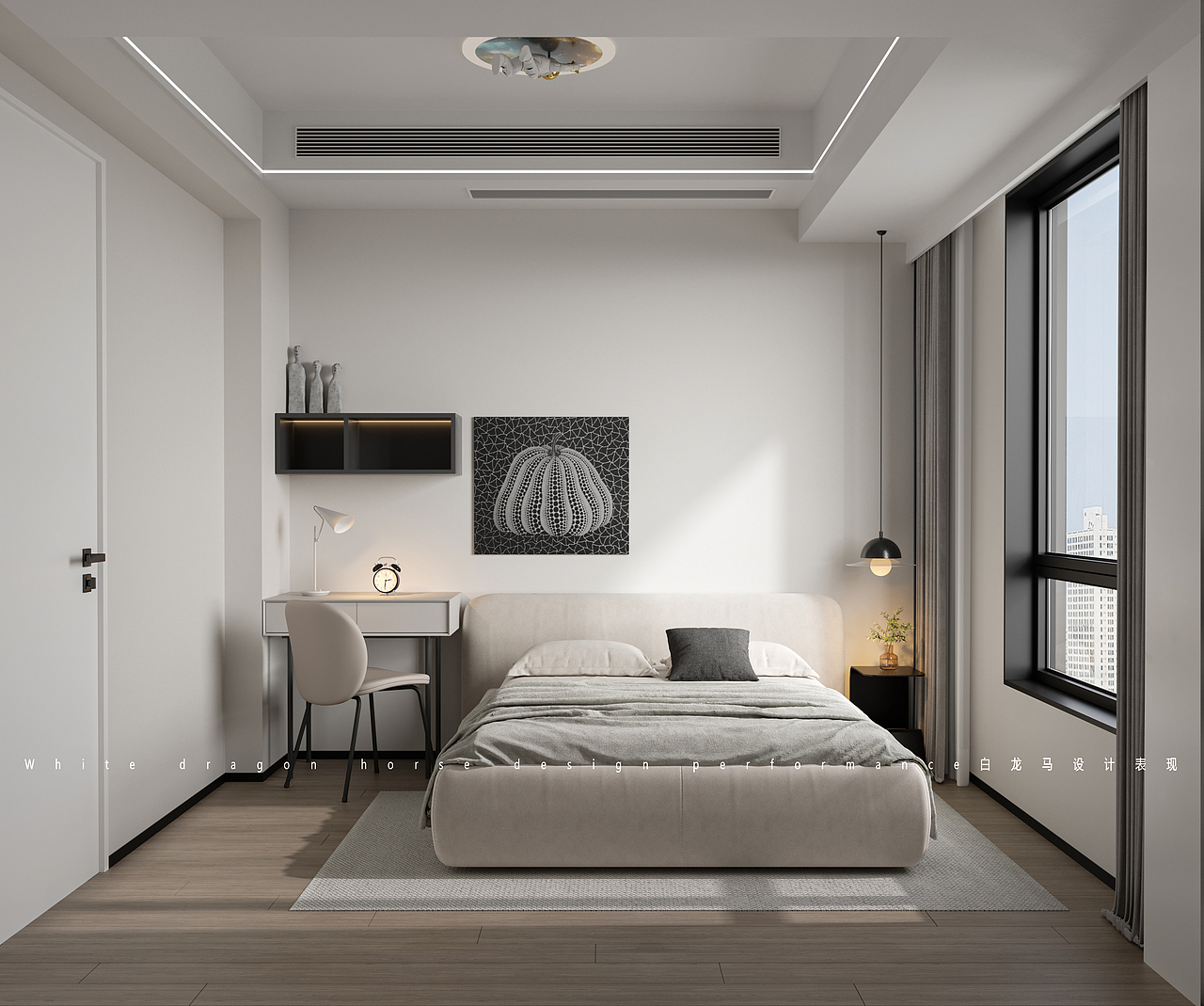 现代风格——白龙马效果