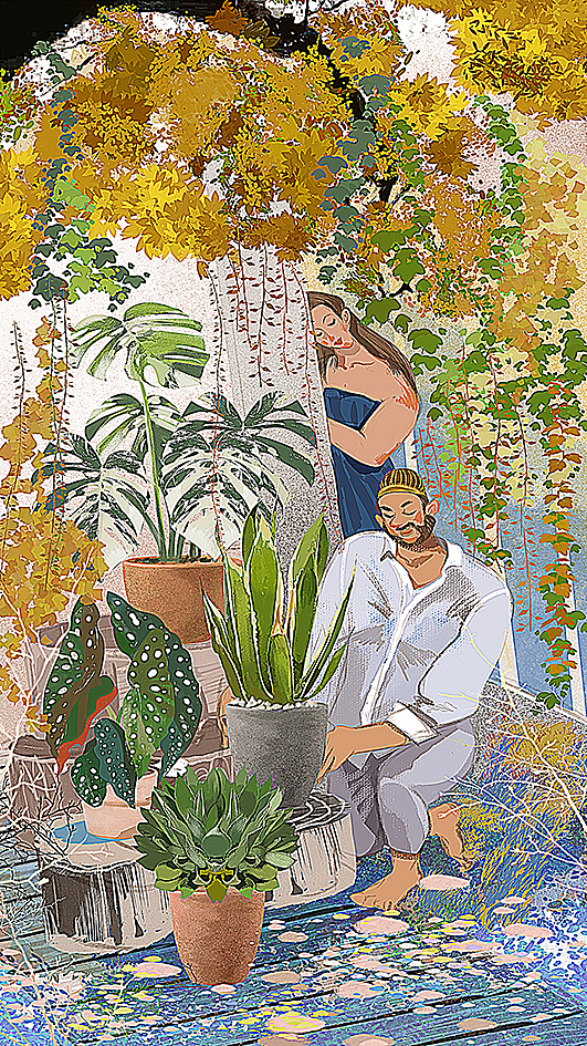 新-扁平插画(圣诞快乐)