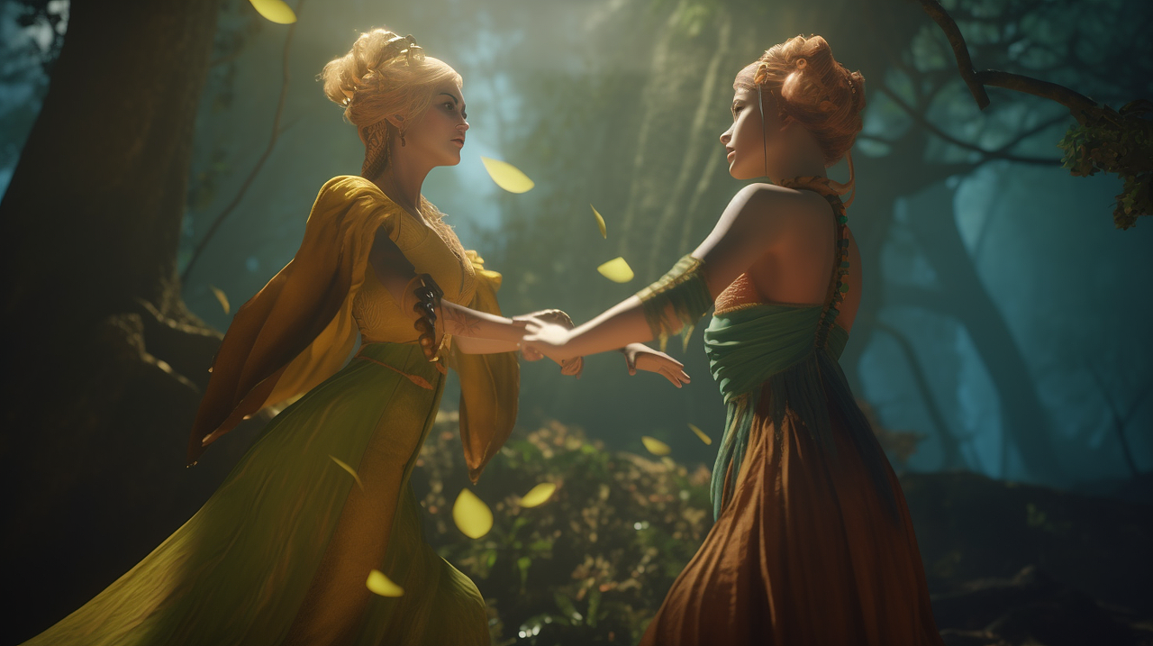 森林仙女,精灵少女