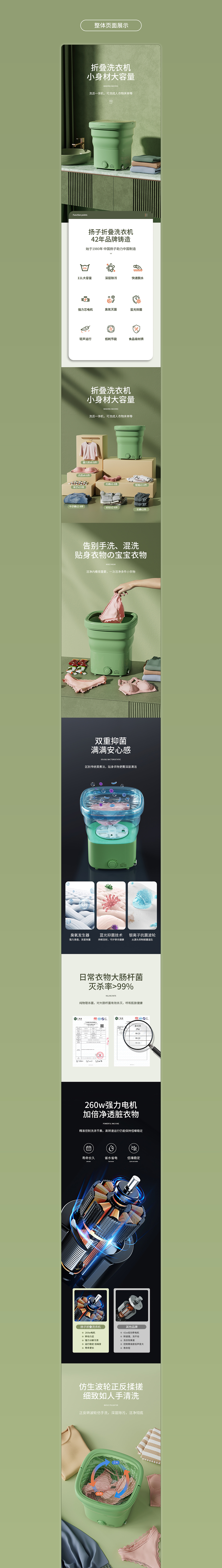 折叠洗衣桶家电详情页（图ZMzEwNjg5NDAw） - 电商 - 站酷设计师理不尽原创素材 - 站酷ZCOOL