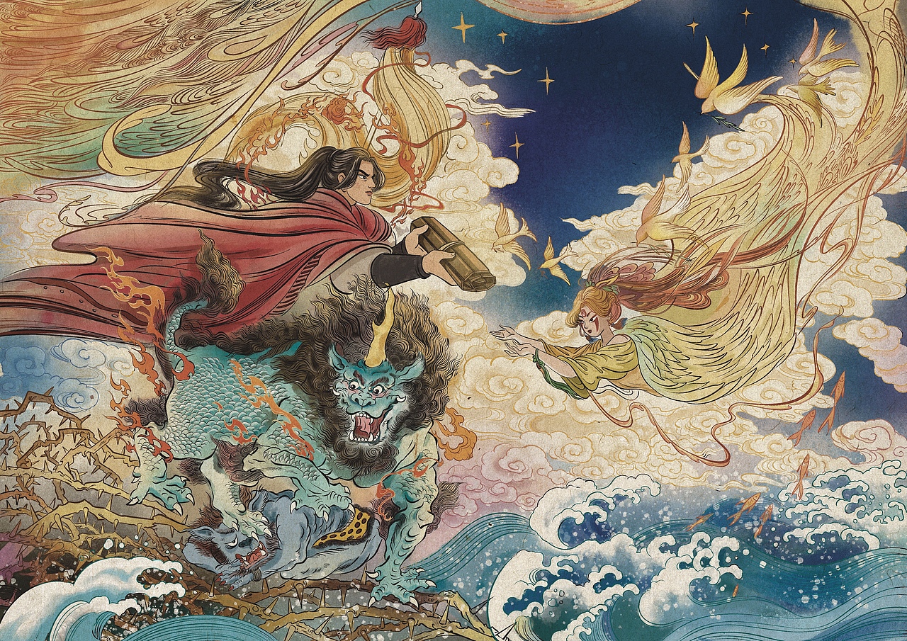 皋陶传律（图ZMzQxMjAyMDI4） - 商业插画 - 站酷设计师漫菲倪原创素材 - 站酷ZCOOL