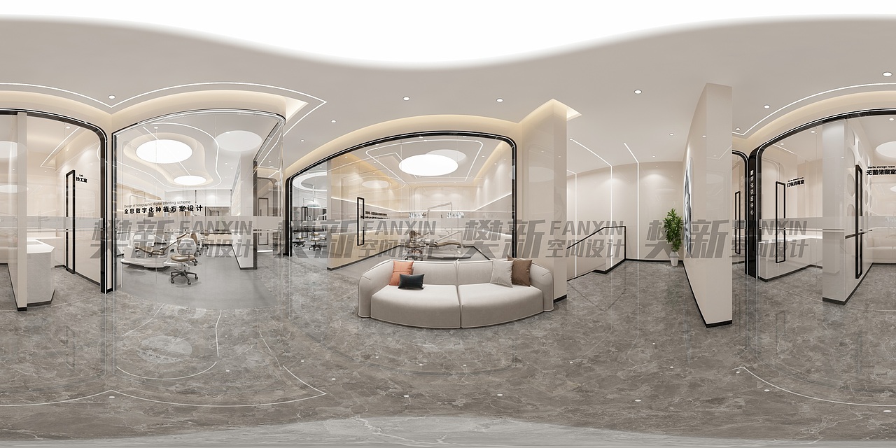 武汉市口腔门诊装修设计—樊新空间设计