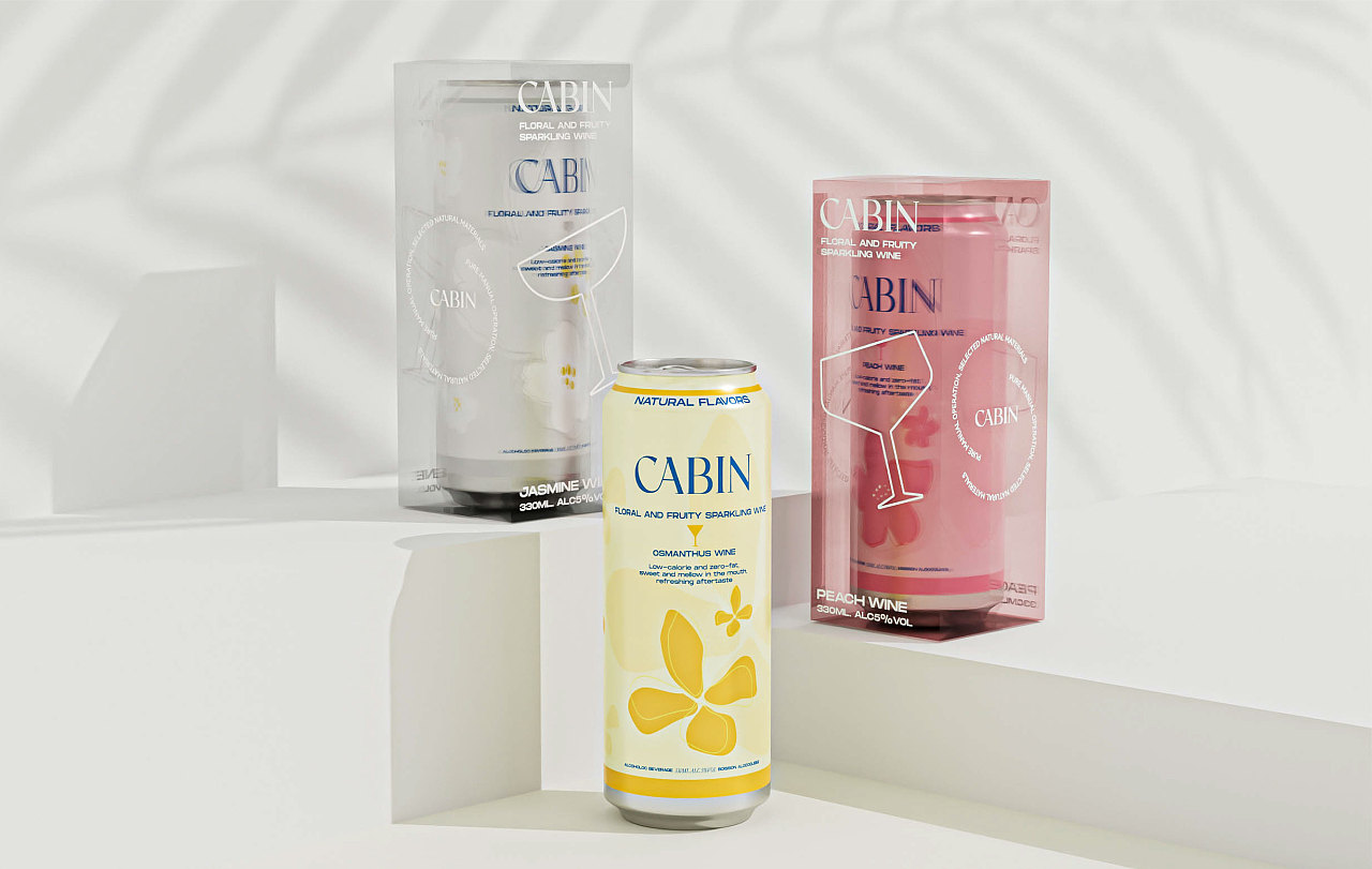 CABIN三色花果气泡酒 X 叁兔ST  提案设计/包装设计