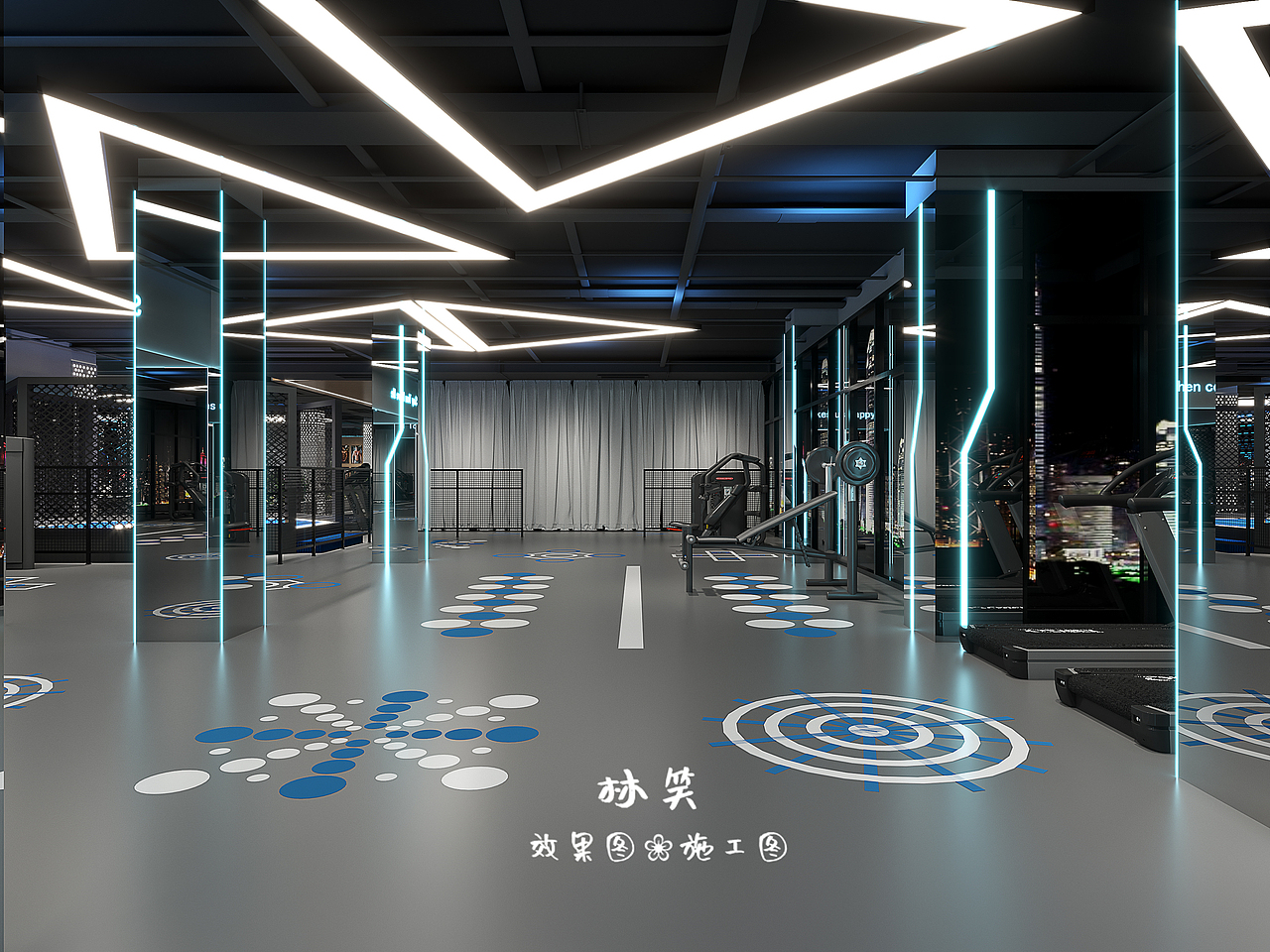 健身房案例：运动，给生活留白！   