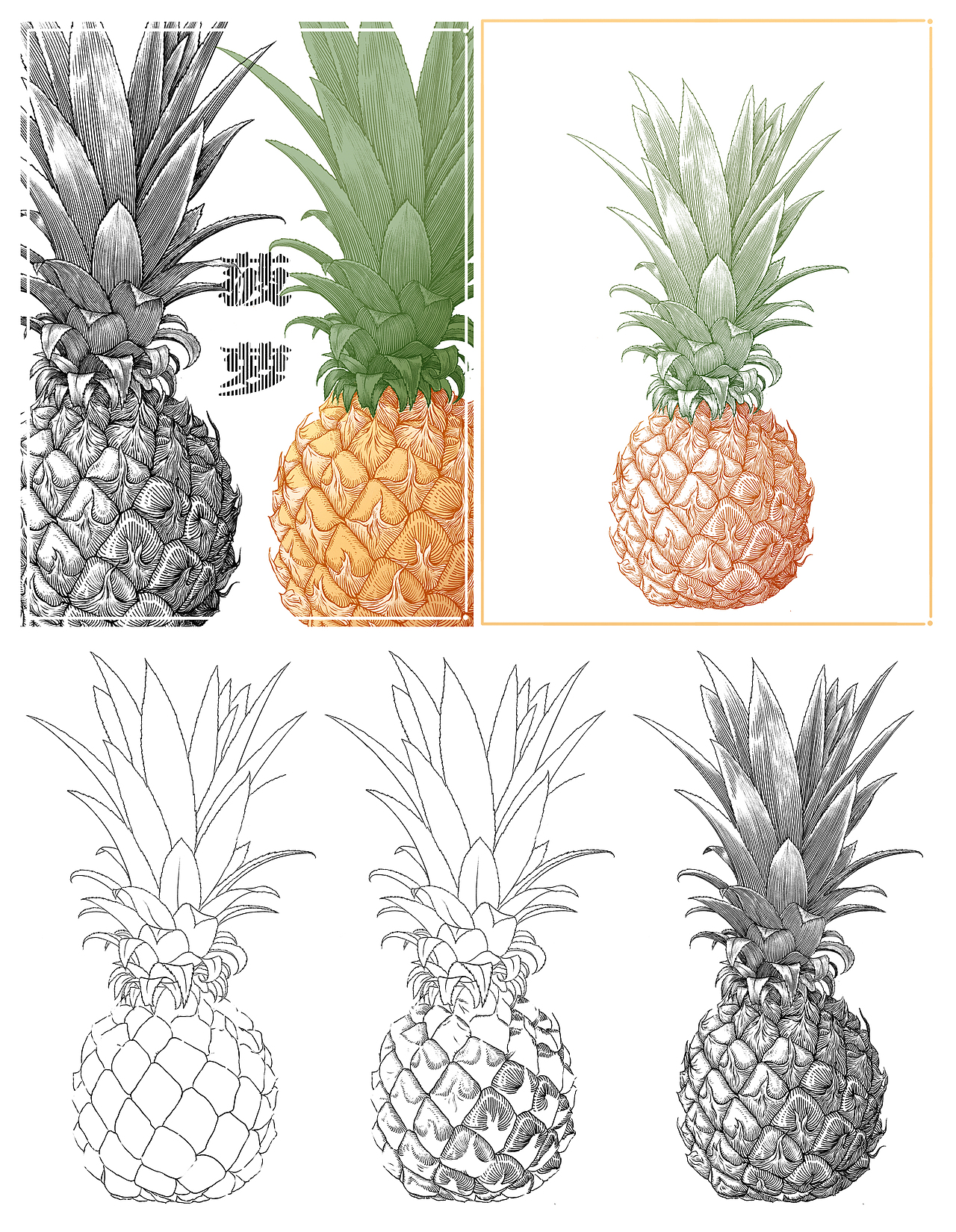 版画/钢笔画风格的一些小画（图ZMzQyOTYzMTAw） - 商业插画 - 站酷设计师樱桃亭原创素材 - 站酷ZCOOL