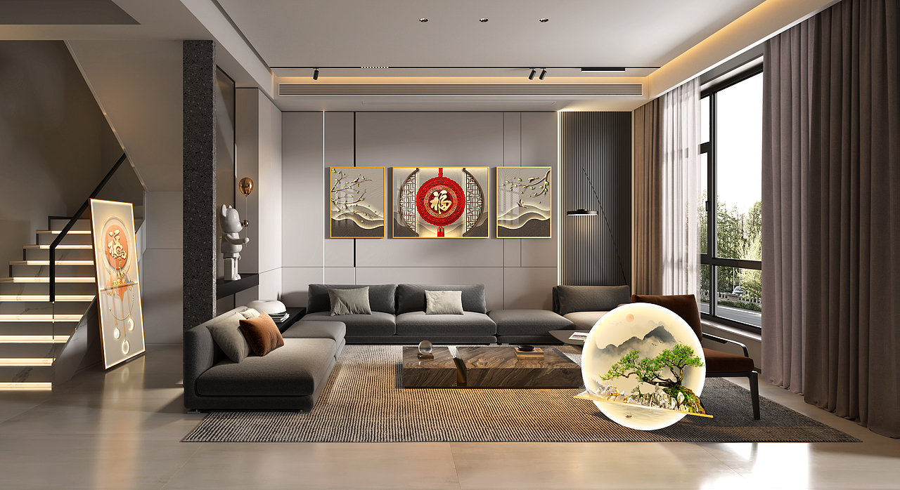 装饰画首页渲染（图ZMzI3NjI4Mjg0） - 产品 - 站酷设计师赛乐君原创素材 - 站酷ZCOOL