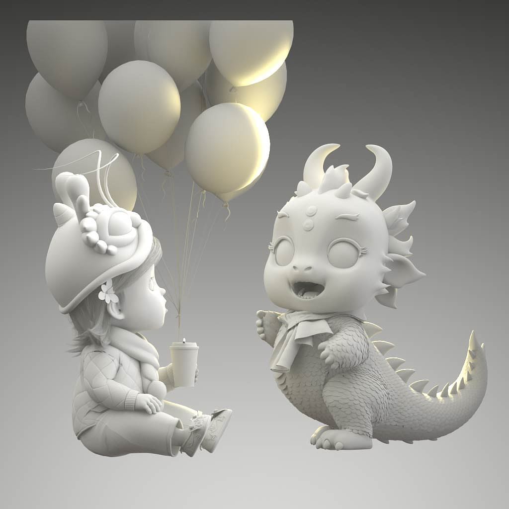 maya卡通角色 卡通IP造型设计 卡通人物 三维建模（图ZMzU5OTcyMDU2） - 动画/影视 - 站酷设计师老山羊的家原创素材 - 站酷ZCOOL