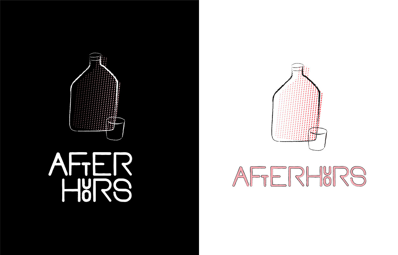 AFTERHOURS小酒馆餐厅品牌形象设计