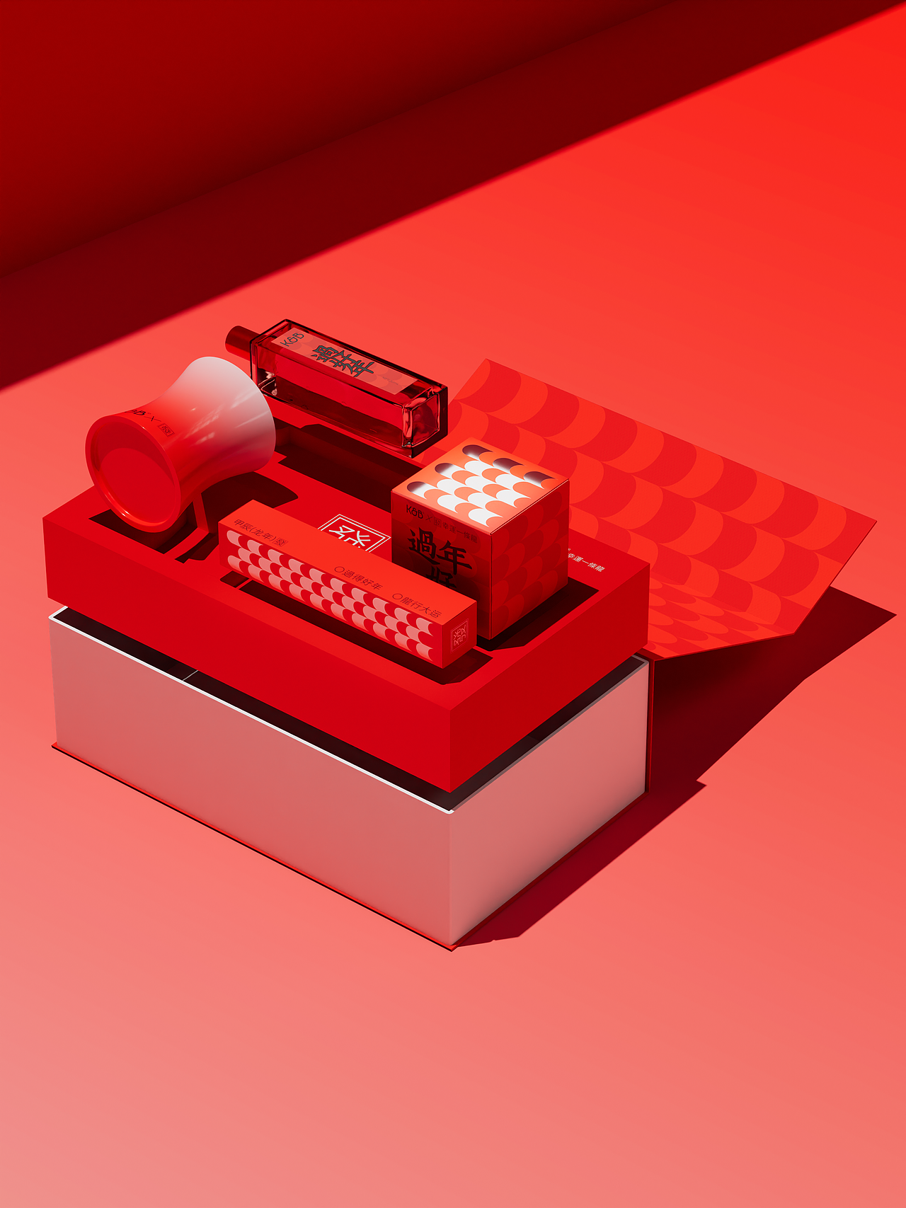 K&B丨幸运一条龙丨香薰新年礼盒设计（图ZMzYwNjUzMDk2） - 包装 - 站酷设计师禁止想象原创素材 - 站酷ZCOOL