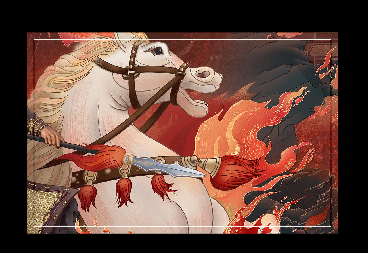 《三国演义》 ｜ 定制书上市·推广主视觉插画（图ZMjk4MDc1MTc2） - 商业插画 - 站酷设计师NINE1993原创素材 - 站酷ZCOOL