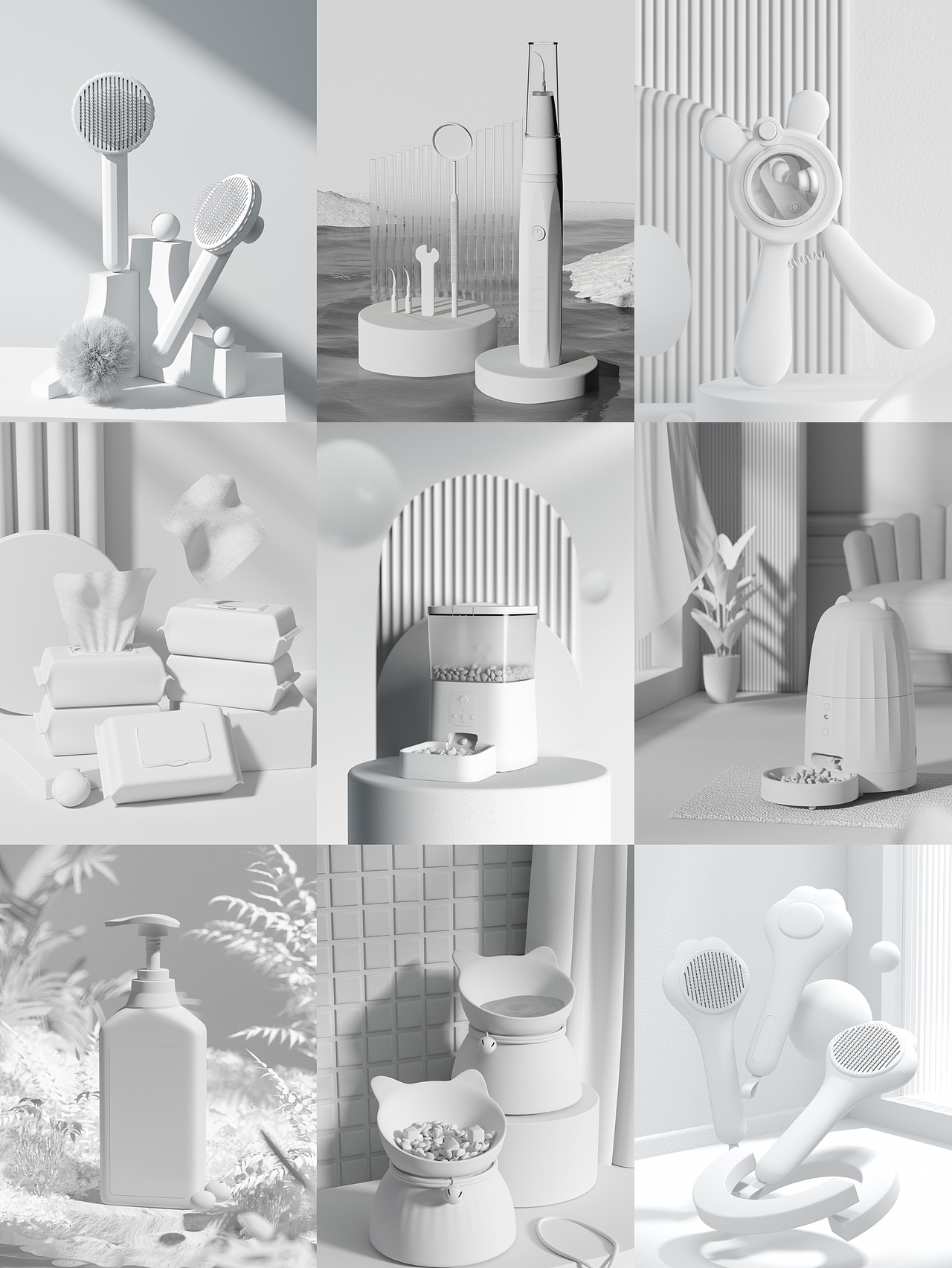 宠物用品 I 产品渲染日常