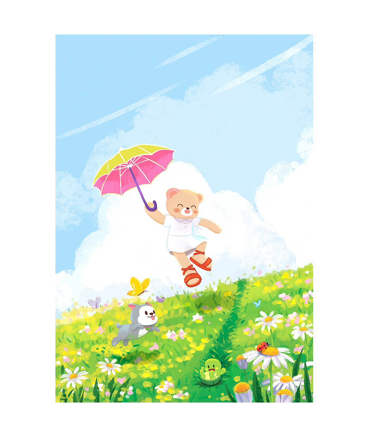 创意儿童绘本插画