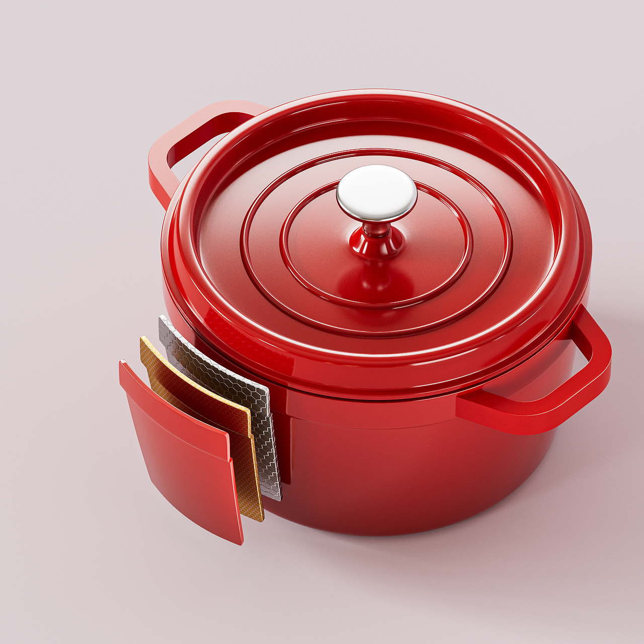 珐琅锅建模渲染