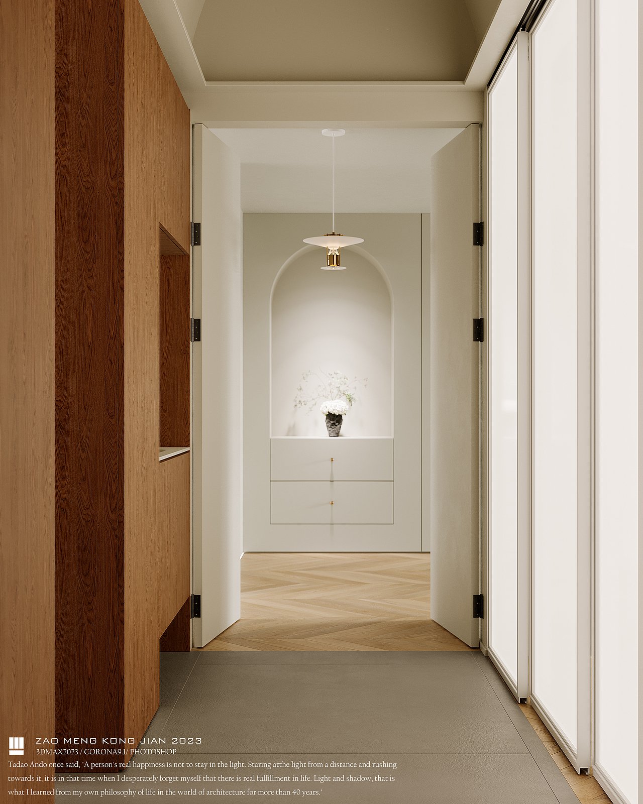 大平层设计案例《花季》（图ZMzQ2OTIyNDM2） - 家装设计 - 站酷设计师冒蓝火的cpu原创素材 - 站酷ZCOOL