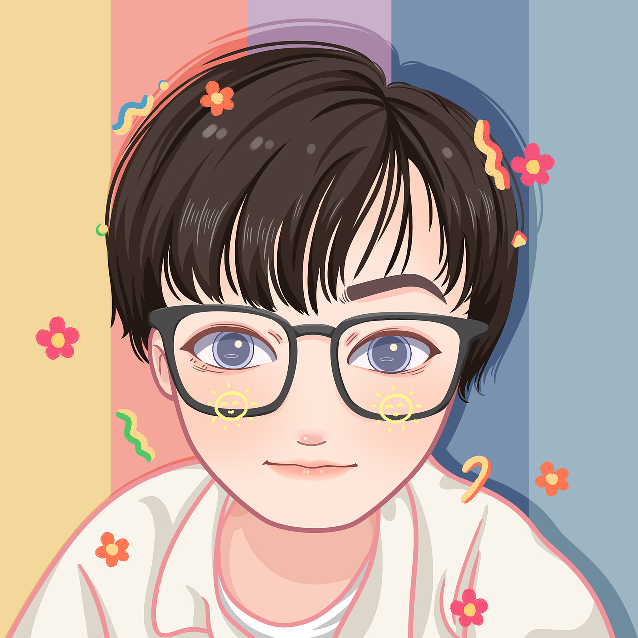 照片转卡通形象练习（图ZMzMwMzY4NDQw） - 创作习作 - 站酷设计师西西里昭xxz原创素材 - 站酷ZCOOL