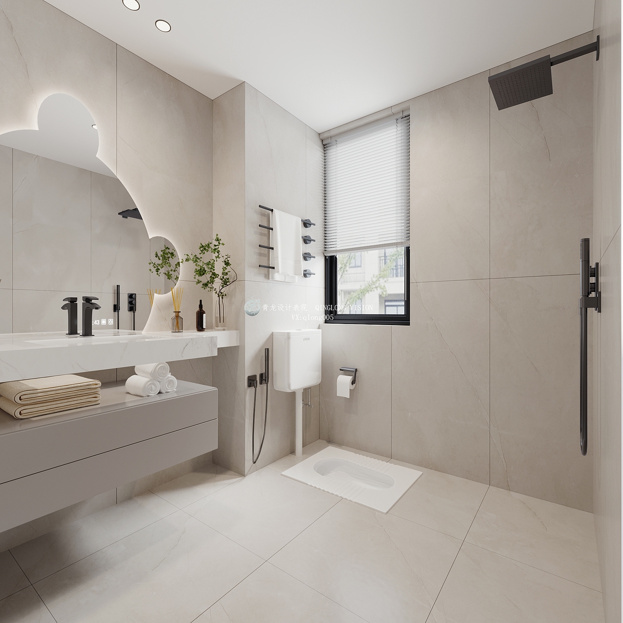 现代客餐厅 厨房 卧室 卫生间