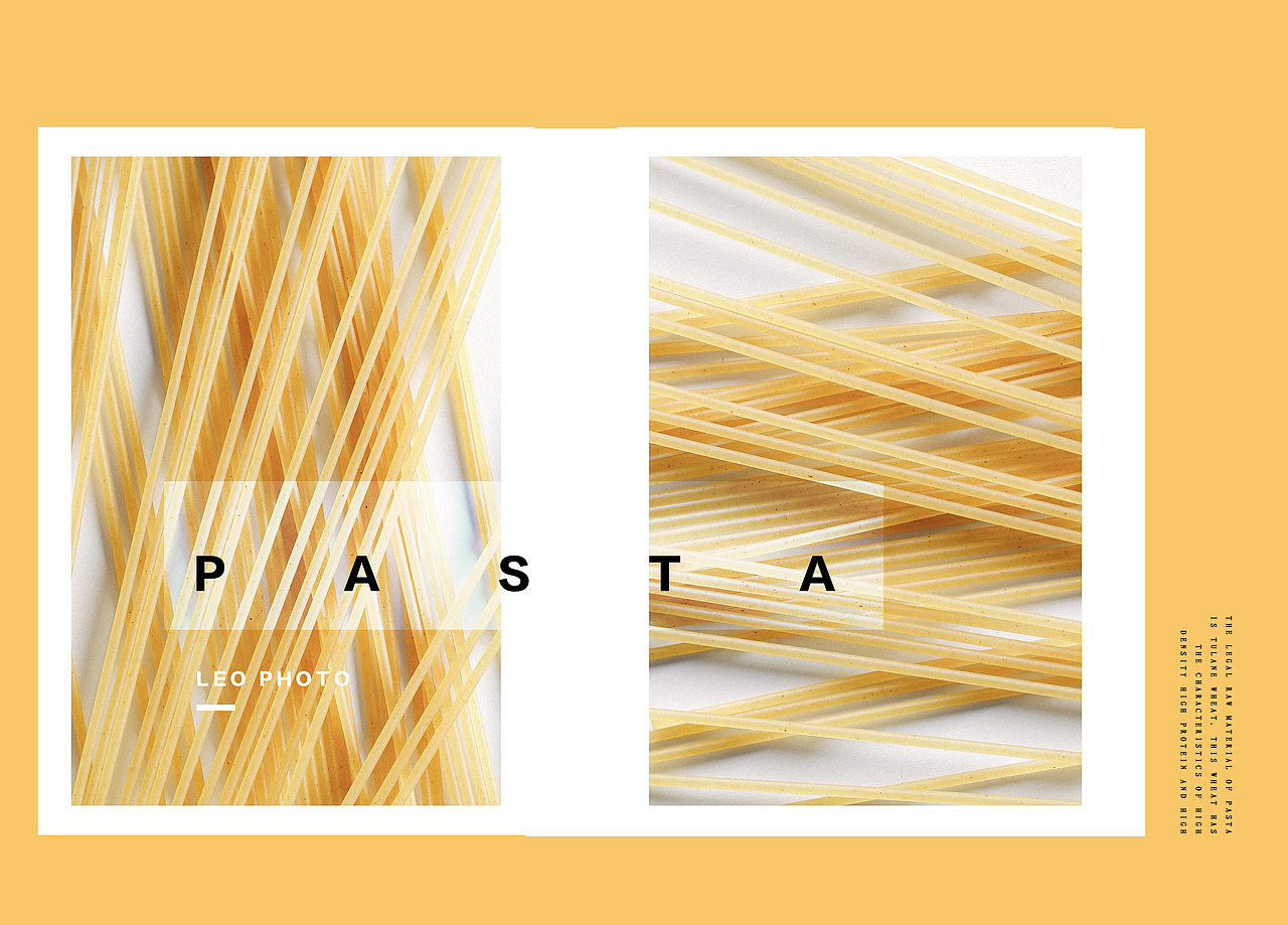 把意面拍成杂志风格