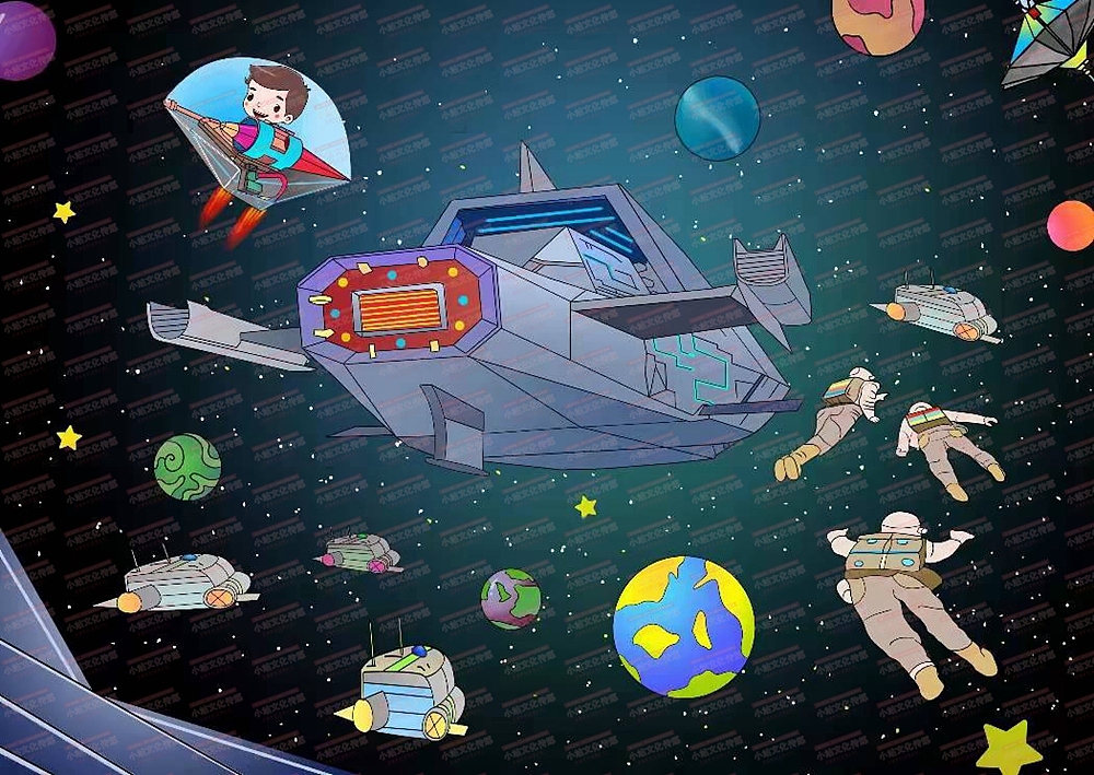 中小学生电脑绘画作品创作制作