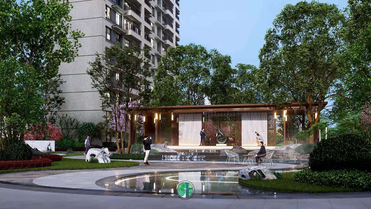 LUMION园区效果图（图ZMjk5MTc4OTIw） - 建筑/空间 - 站酷设计师景观设计郭大帅原创素材 - 站酷ZCOOL