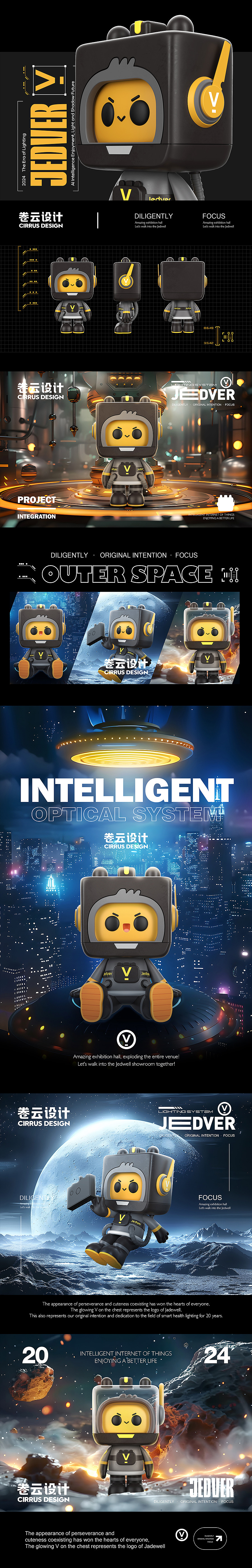 IP设计-捷德韦尔科技-卷云IP形象设计(图ZMzY4NjMwNTcy) - IP形象 - 站酷设计师卷云品牌IP设计原创素材 - 站酷ZCOOL