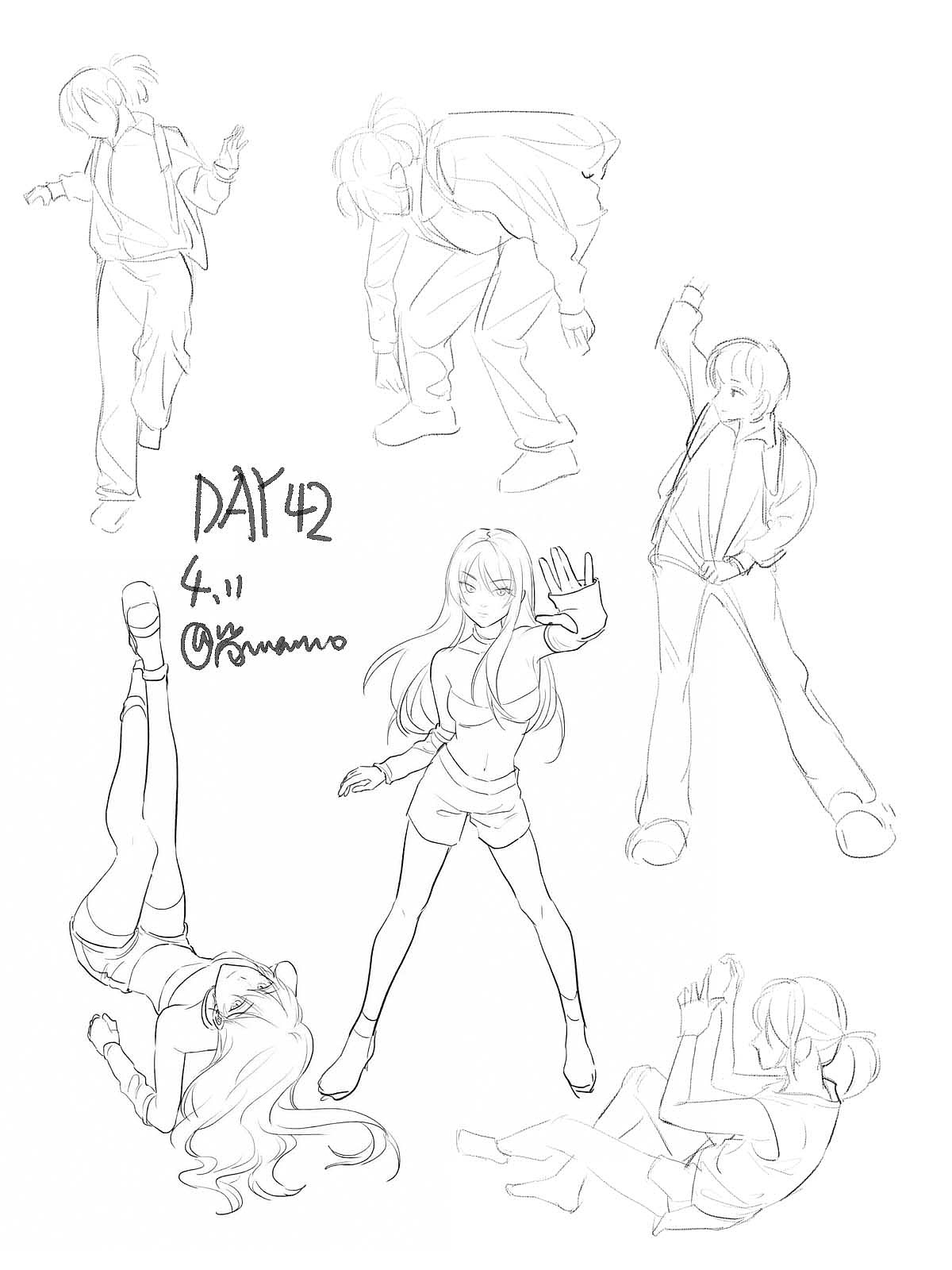 #速寫60天挑戰(zhàn)賽#Day42@速寫班長（圖ZMjk2NzQ5Mzky） - 創(chuàng)作習(xí)作 - 站酷設(shè)計師褪色洋流原創(chuàng)素材 - 站酷ZCOOL