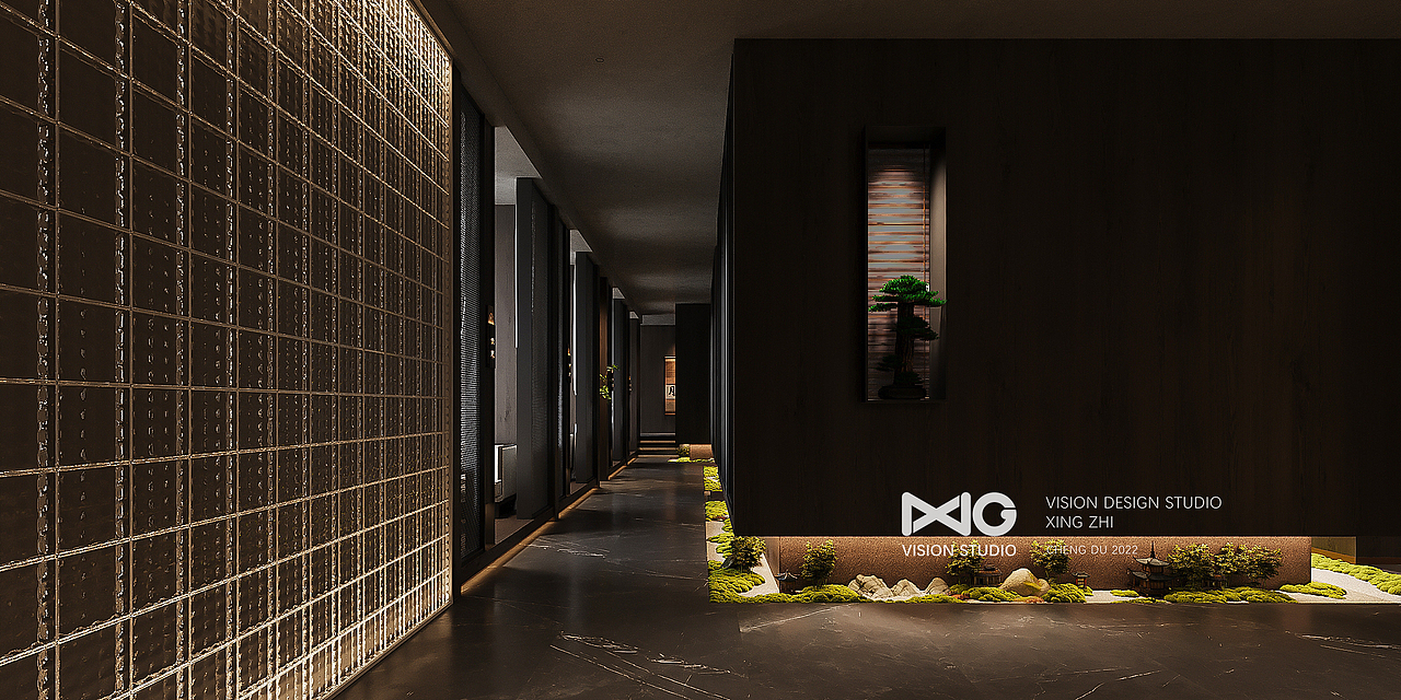 商业空间表现/ 茶楼会所 梅月 / 壬寅年·己酉月作（图ZMzE1OTE2Nzc2） - 酒店餐饮设计 - 站酷设计师行之表现设计原创素材 - 站酷ZCOOL