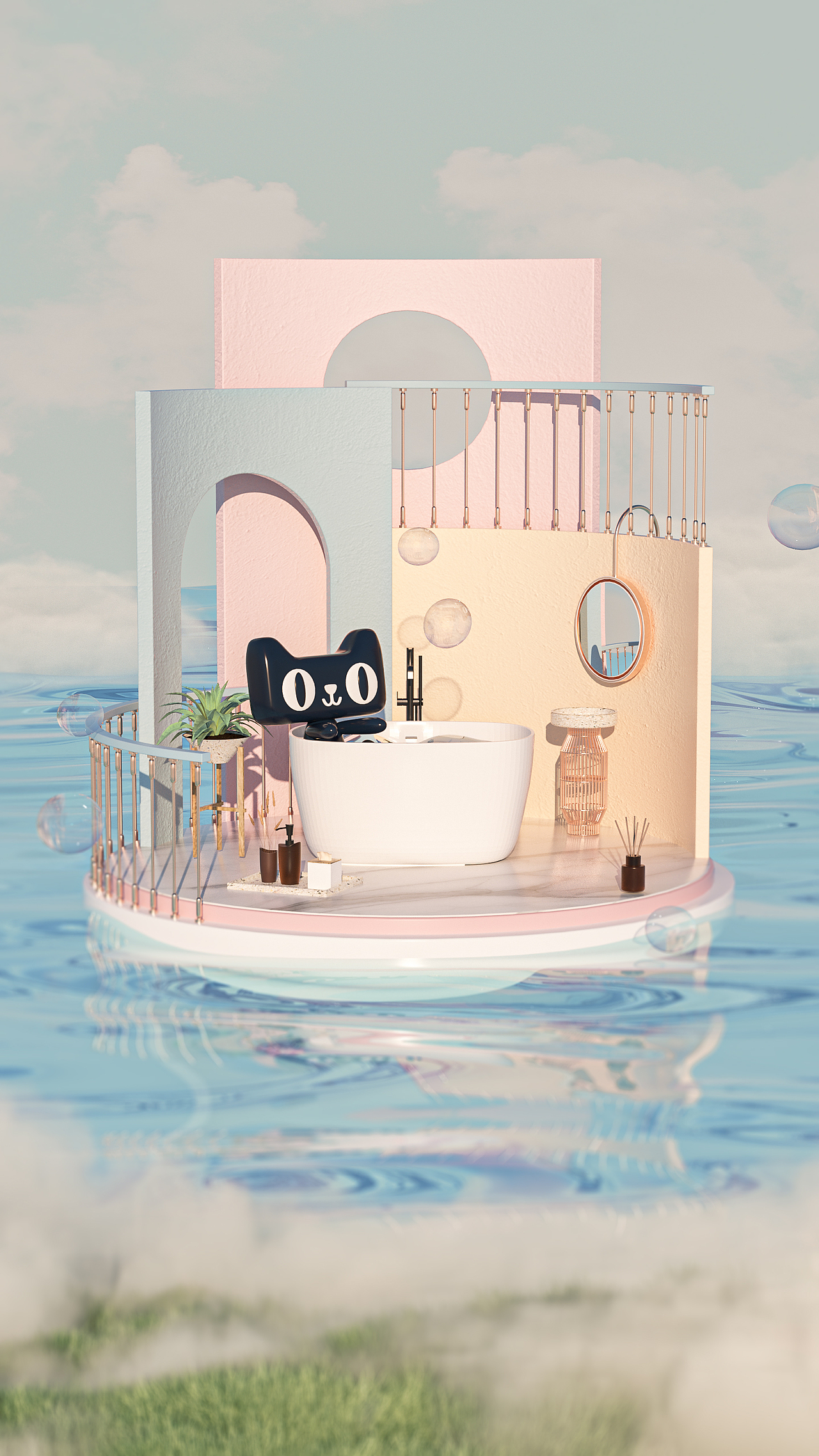 游泳池（图ZMzAyODk1MDg0） - 场景 - 站酷设计师一骥绝陈原创素材 - 站酷ZCOOL