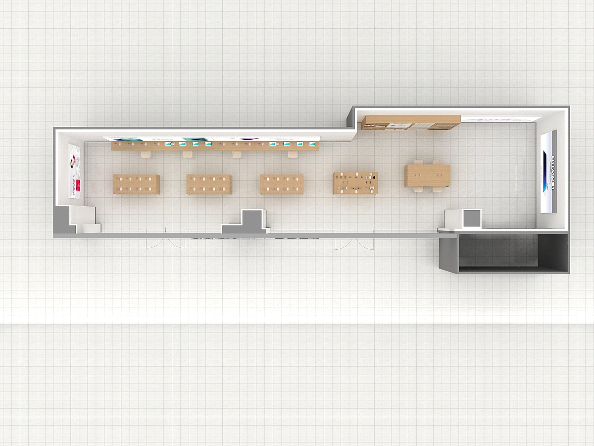 华为手机店铺陈列（图ZMzQwNDE5MzI0） - 建筑/空间 - 站酷设计师汪乐Le原创素材 - 站酷ZCOOL