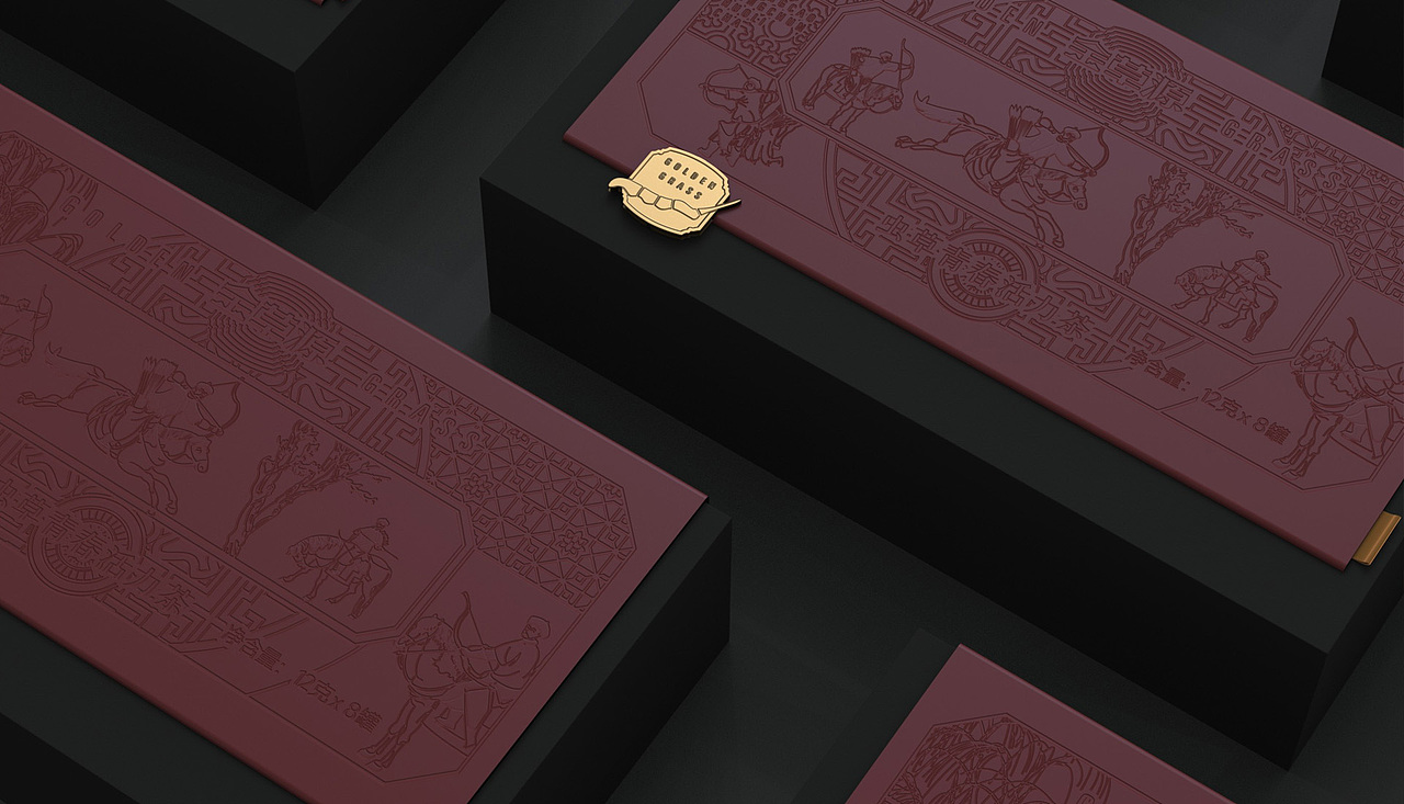  虫草养生茶包装设计 养生茶礼盒包装设计 礼盒包装