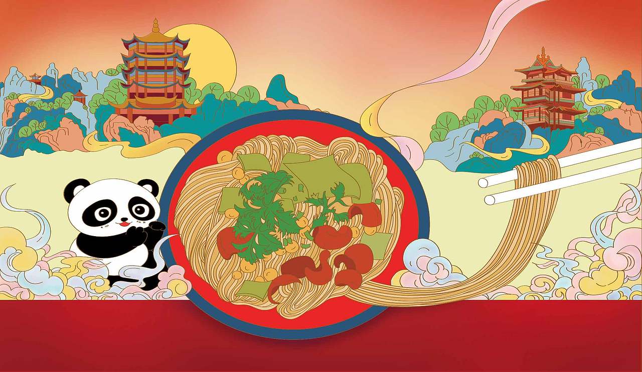 绵阳米粉（图ZMzU2NzkxNDQw） - 商业插画 - 站酷设计师Designer_v原创素材 - 站酷ZCOOL