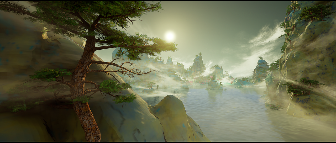 UE练习——且慢,不怎么青绿