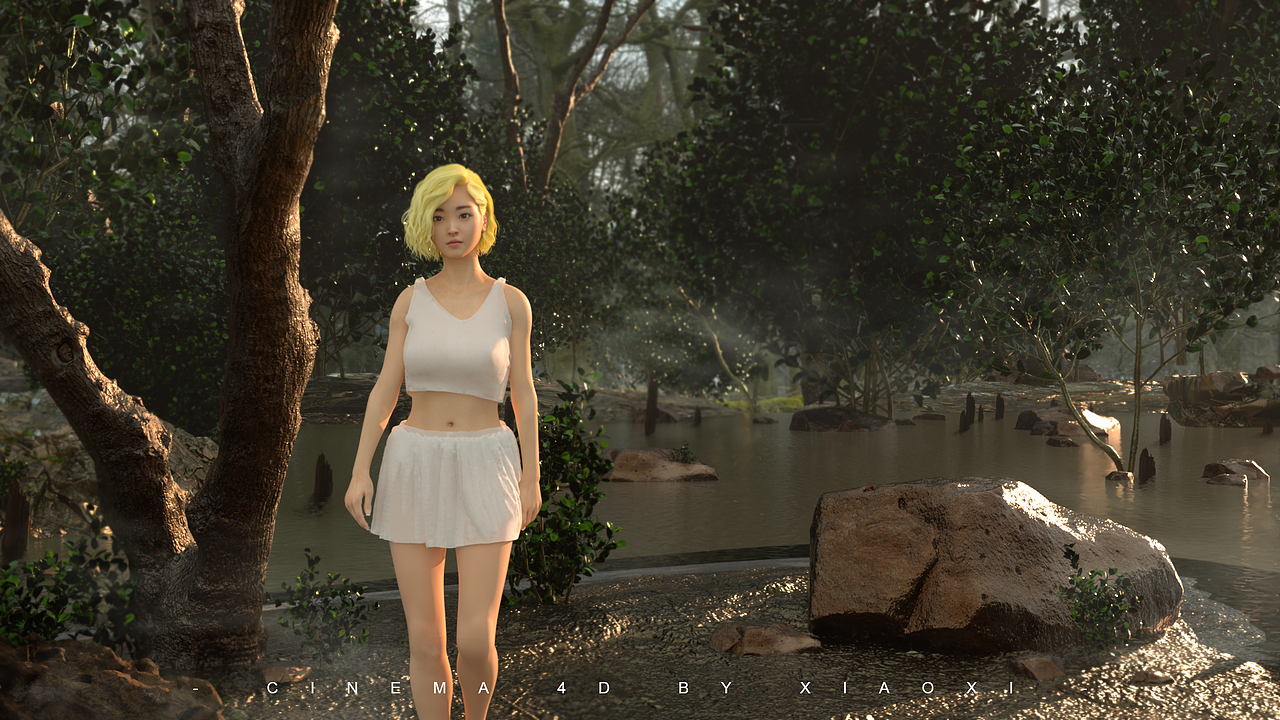 树林女孩（图ZMzE1ODY2NTA4） - 场景 - 站酷设计师Lxxxs_原创素材 - 站酷ZCOOL