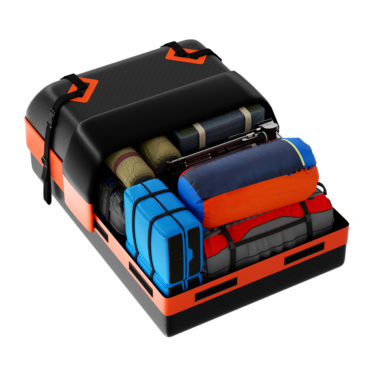 车顶行李包 建模渲染（图ZMzU2NzQzMDM2） - 产品 - 站酷设计师楠斌原创素材 - 站酷ZCOOL