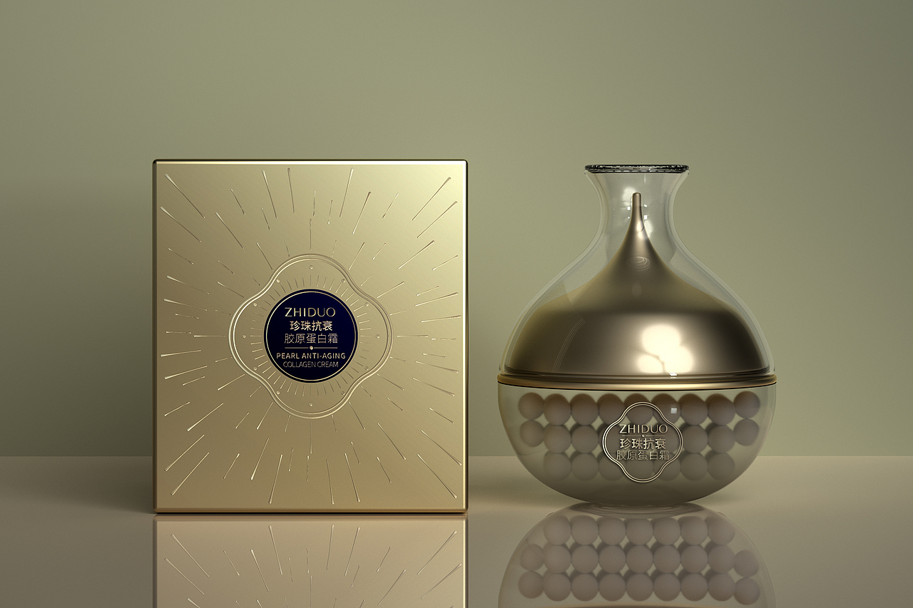 珍珠霜包装设计、建模、渲染（图ZMzMzODk4NTk2） - 场景 - 站酷设计师设计通行者原创素材 - 站酷ZCOOL