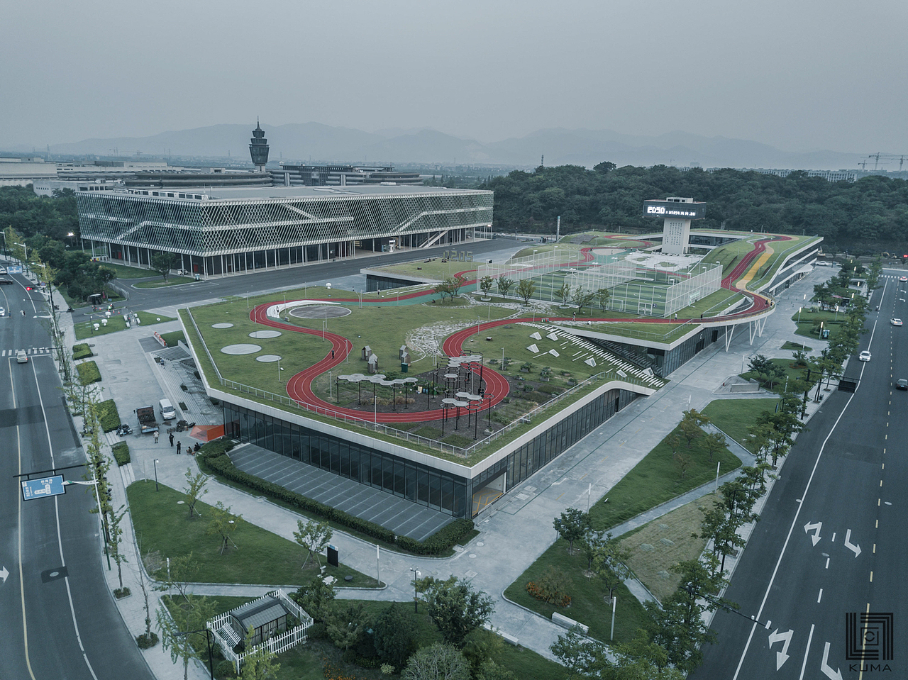 云栖小镇会展中心 |律动的屋顶花园