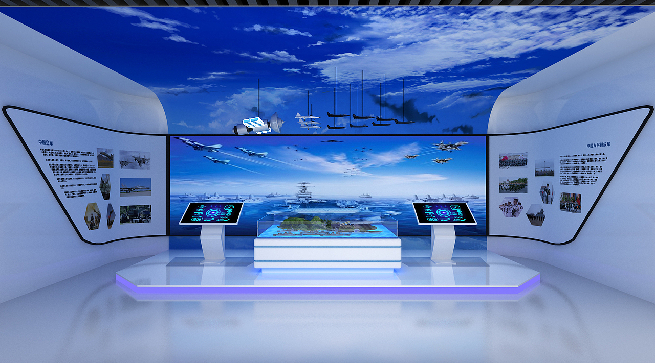 黄冈科技馆-国防展厅