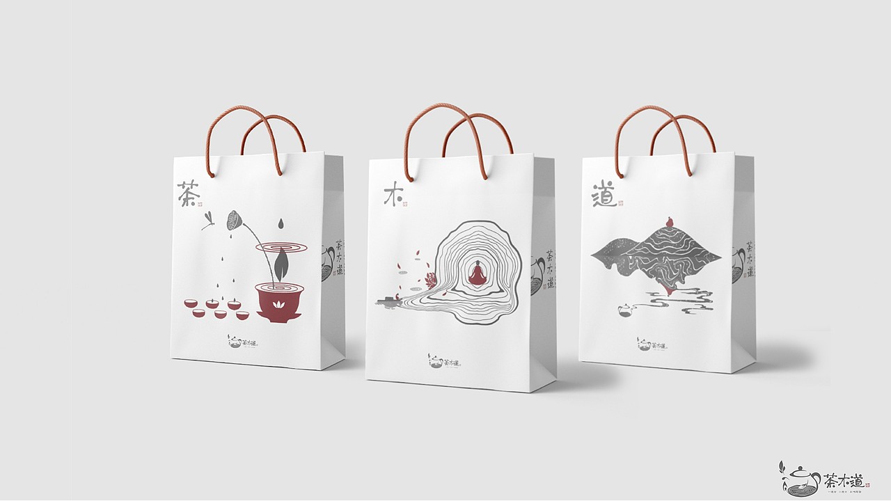 “茶木道”品牌形象设计（图ZMzQzNDM1MDYw） - 品牌 - 站酷设计师一凡子木Lxt原创素材 - 站酷ZCOOL