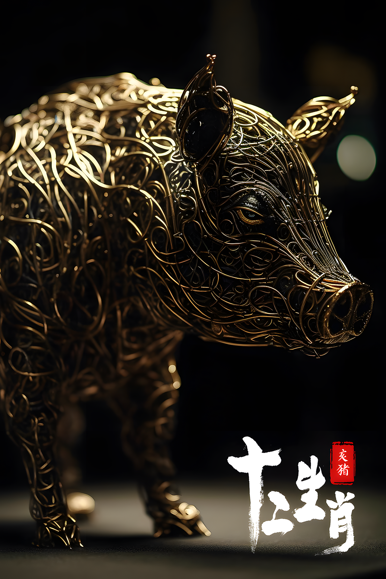 AI智能 十二生肖系列 midjourney