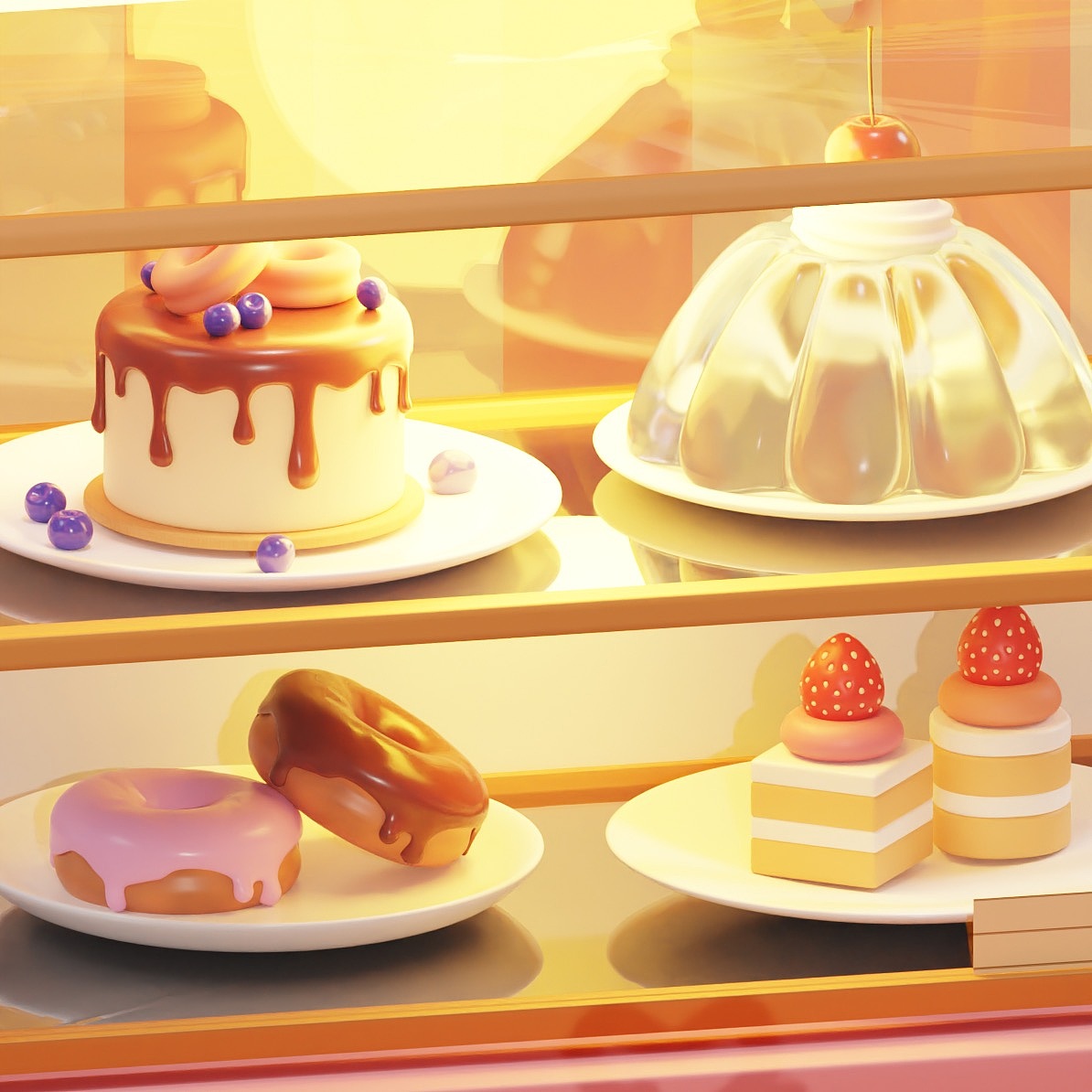 blender建模场景-蛋糕房