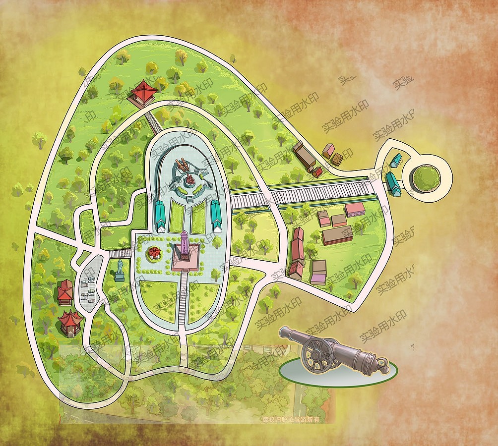 为驴迹导航画过的一些作品