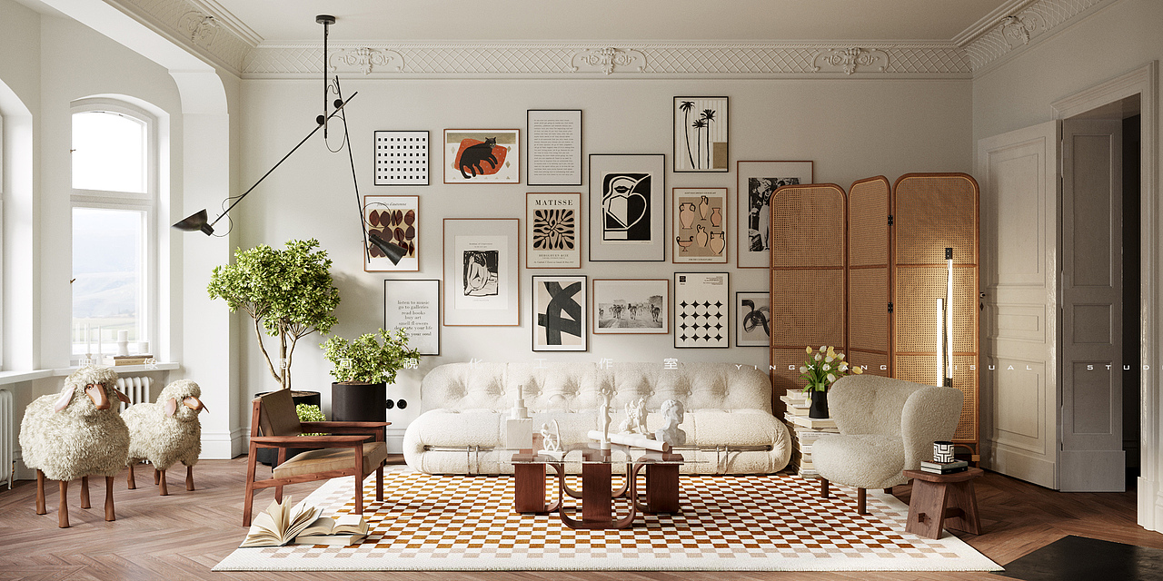 映像視覺 | 商业写实组 | 中古风格（图ZMzUwOTIyMTQw） - 家装设计 - 站酷设计师郑州映像效果图原创素材 - 站酷ZCOOL